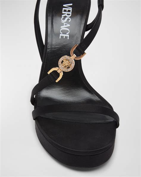 versace medusa strappy sandals|Versace platform medusa.